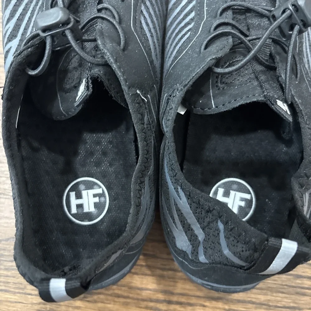 HF Men's Water Shoes Black US Size 9.5 Medium for Water Sports